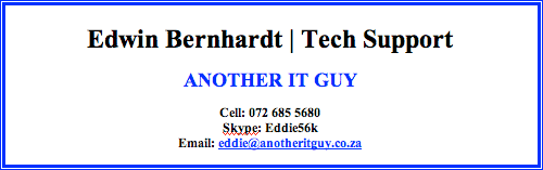 Another IT Guy