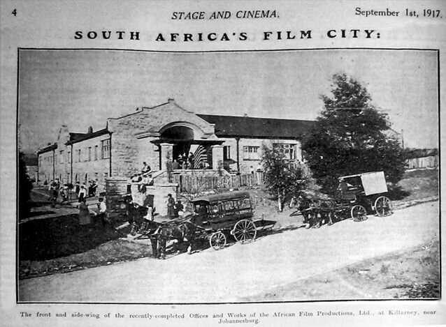 Killarney Studios was South Africa’s first major movie studio.